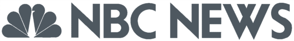 The NBC News logo displayed in dark gray against a green background. The logo includes the iconic NBC peacock symbol followed by the word "NEWS" in bold, sans-serif font.